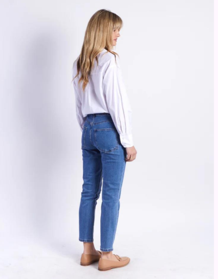 Pre Order - OCT - Straight Leg Jeans - Laura - Blue