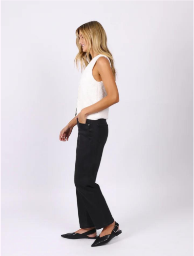 Pre Order - OCT - Straight Leg Jeans - Vince - Black