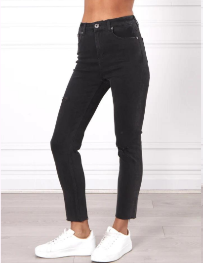 Pre Order - OCT - Straight Leg Jeans - Taylor - Black