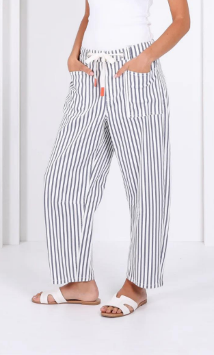 Pre Order OCT - Carter Barel Jean - Blue Stripe