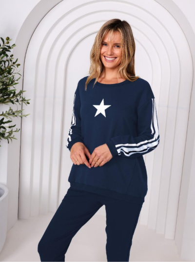 Pre Order - OCT - Max Sweat - Navy Star