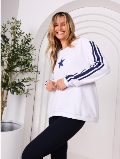 Pre Order - OCT - Max Sweat - White Star