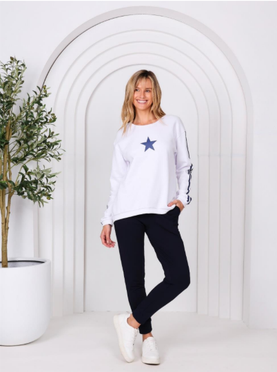 Pre Order - OCT - Max Sweat - White Star
