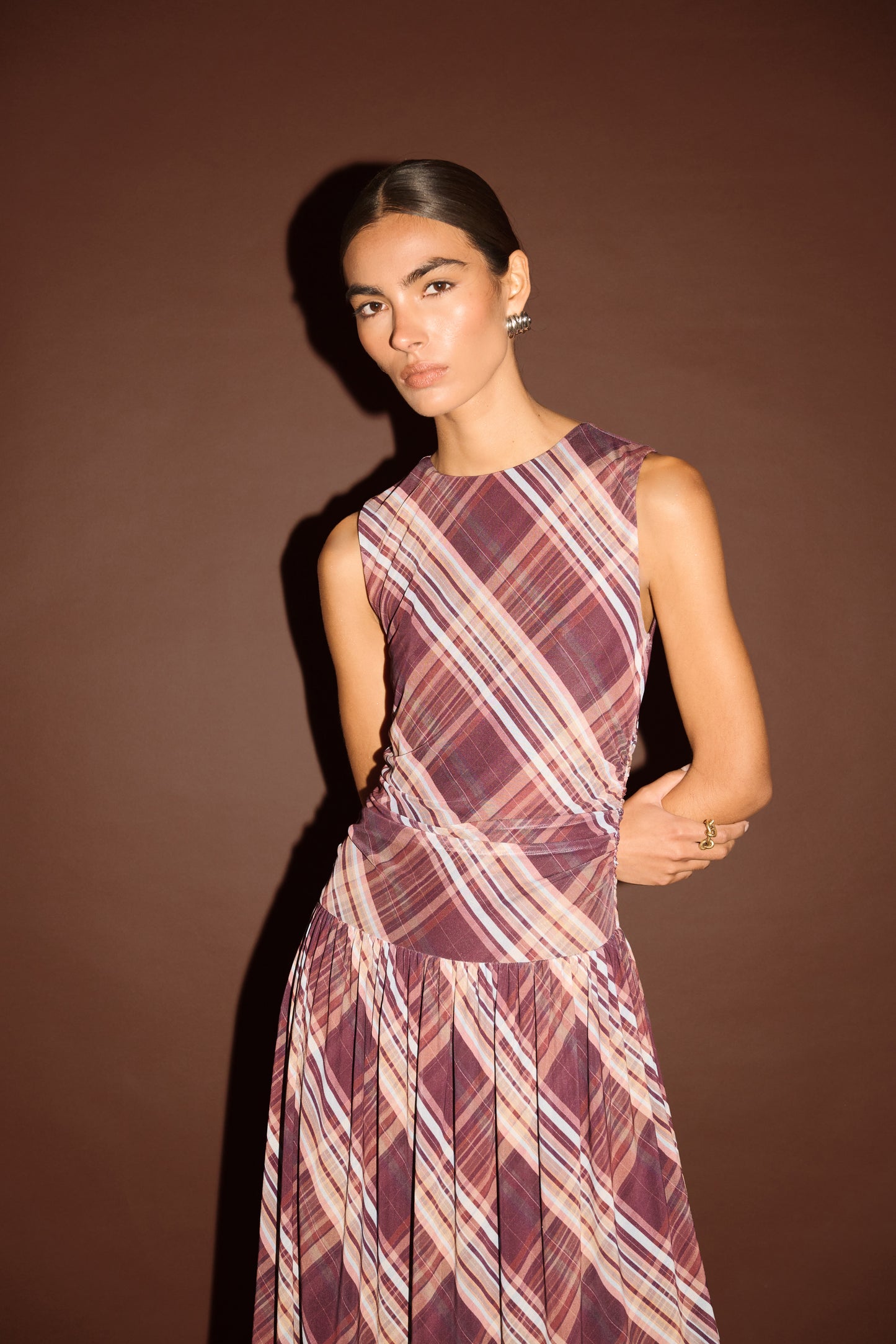 Pre Order - APRIL - Arles Drop Wasit Mesh Dress