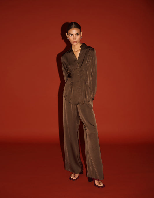 Pre Order - MARCH - Solace Satin Shirt