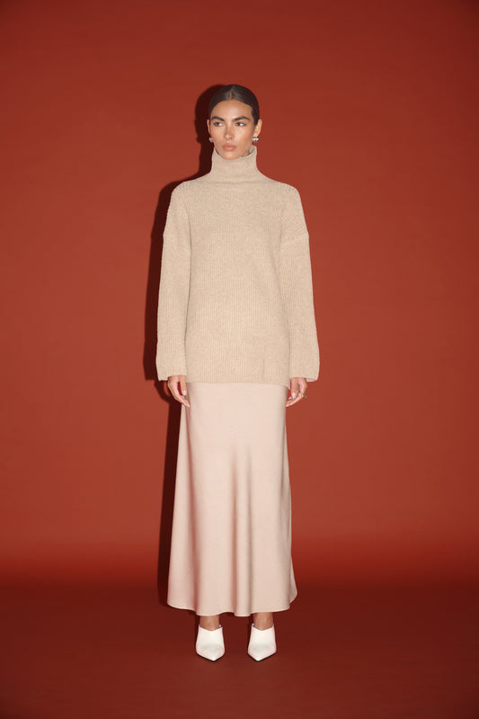Pre Order - APRIL - Sabine Roll Neck Jumper