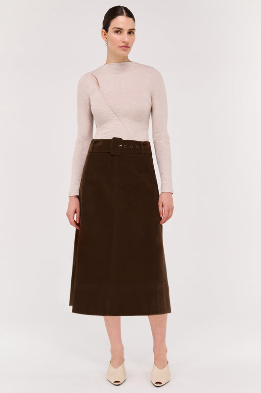 Pre Order MAY - Indi Faux Suede Skirt