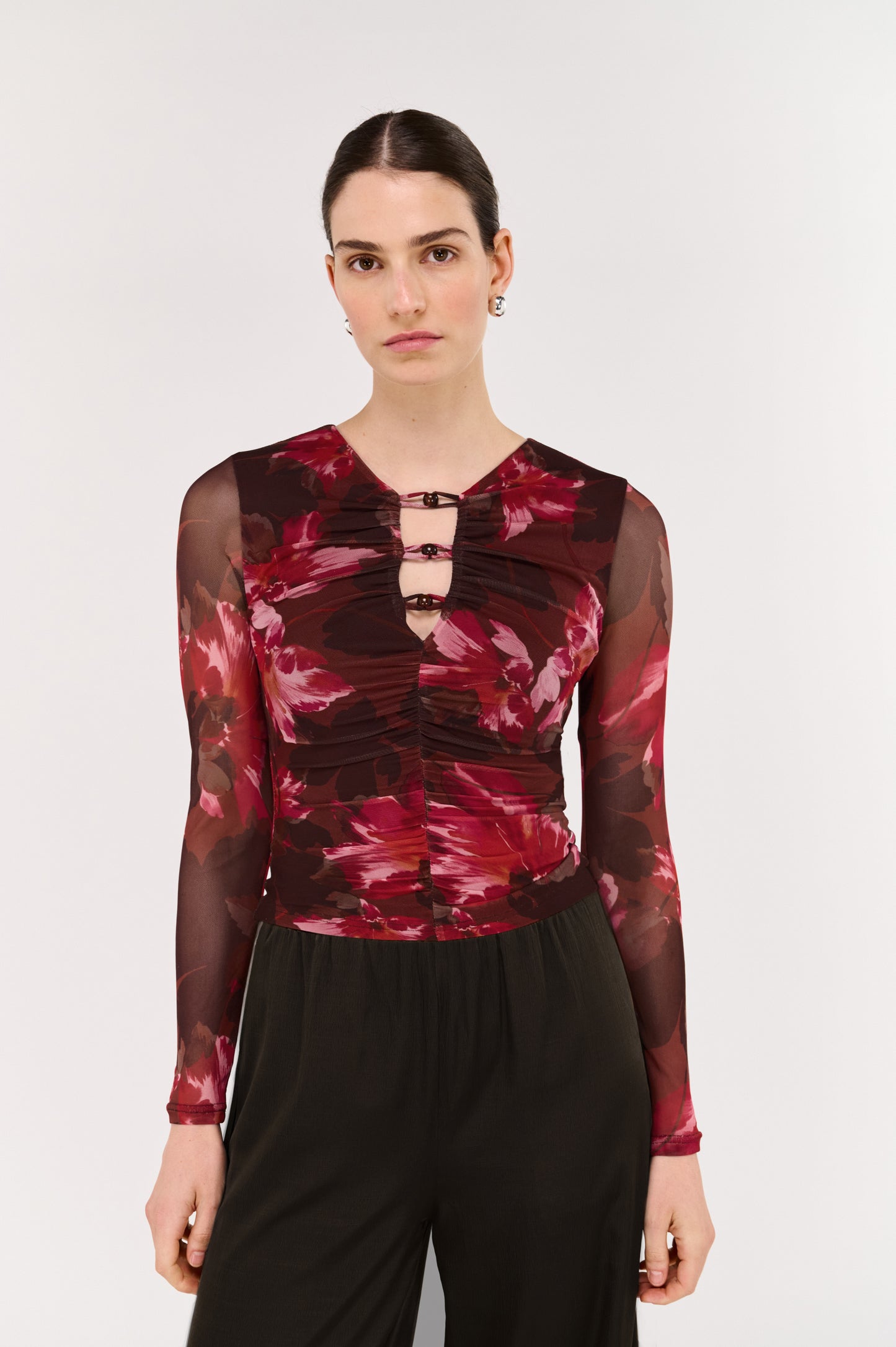 Pre Order JUNE - Amyra Mesh Top