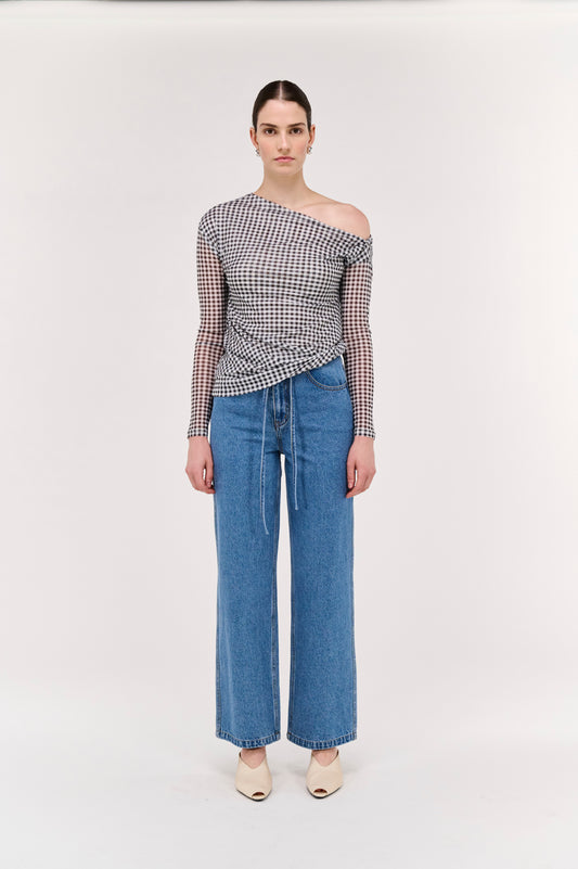 Pre Order JUNE - Tilly Twist Assym Top