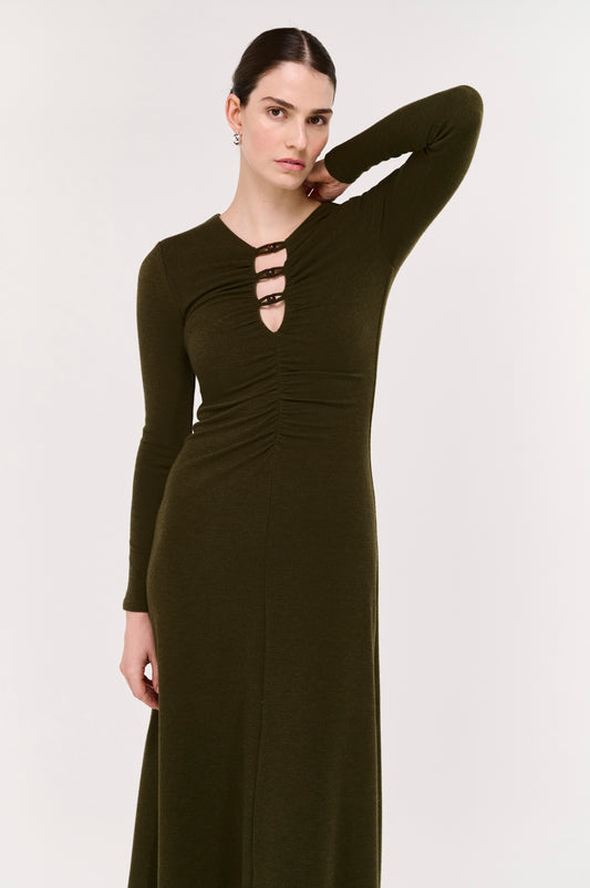 Pre Order JUNE - Farrah Rib Midi Dress