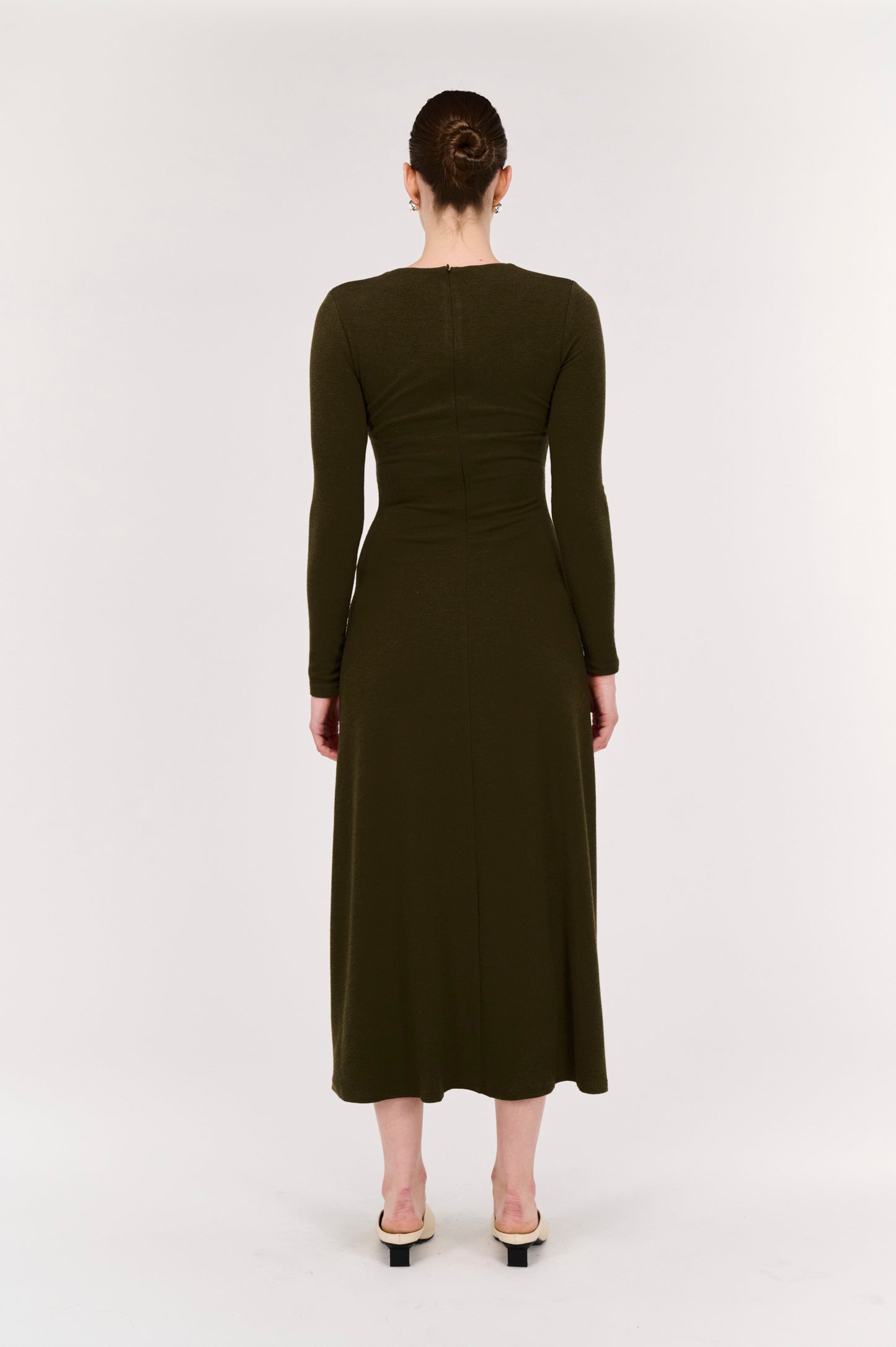 Pre Order JUNE - Farrah Rib Midi Dress