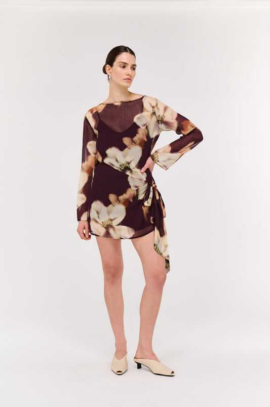 Pre Order MAY - Lula Tie Detail Mini Dress