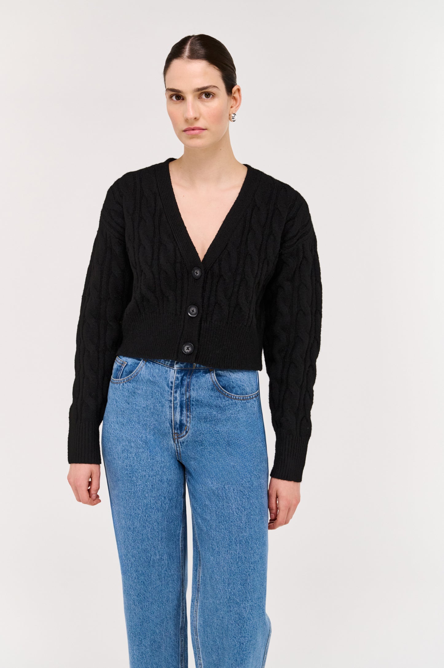 Pre Order JUNE - Salem Cable Knit Cardigan