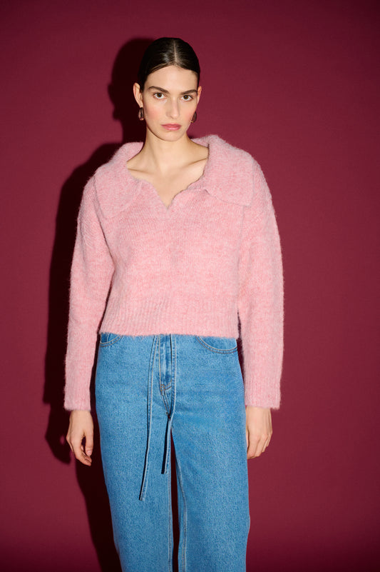 Pre Order JUNE - Cleo Polo Jumper