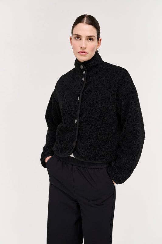 Pre Order MAY - Katya Crop Sherpa Jacket