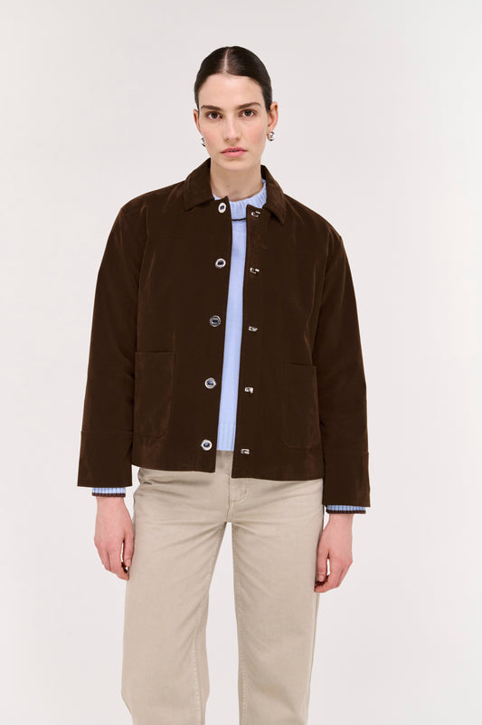 Pre Order MAY - Indi Faux Suede Barn Jacket