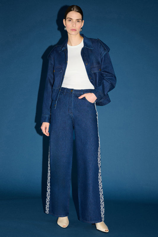 Pre Order MAY - Brighton Detail Denim Jean