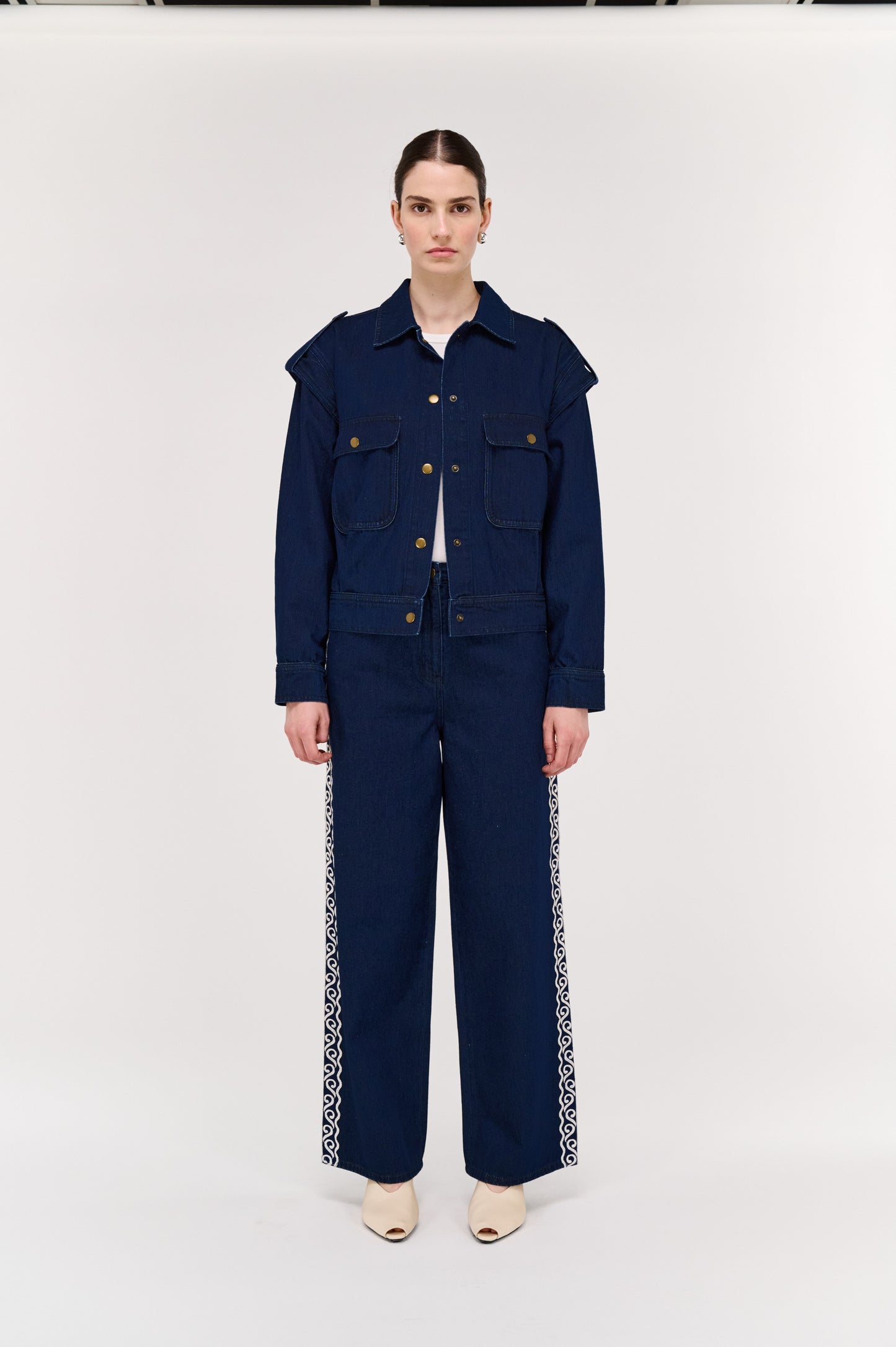 Pre Order MAY - Brighton Detail Denim Jean