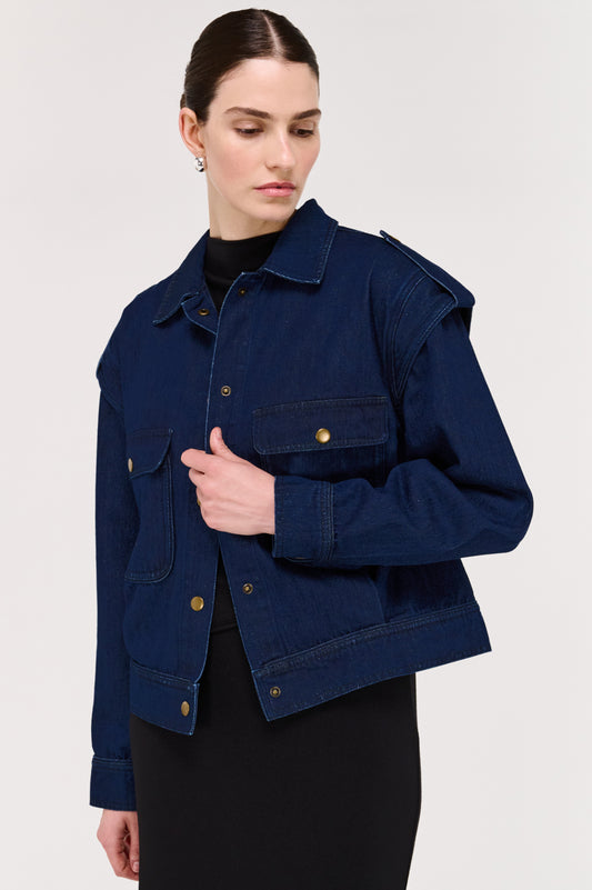 Pre Order MAY - Brighton Oversize Denim Jacket