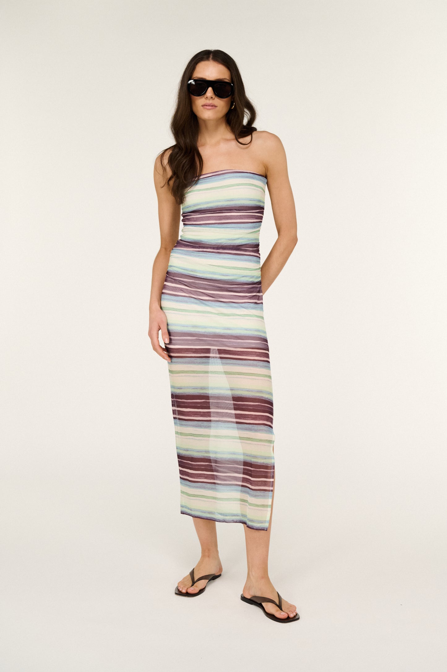 Pre Order DECEMBER - Zadie Strapless Midi Dress