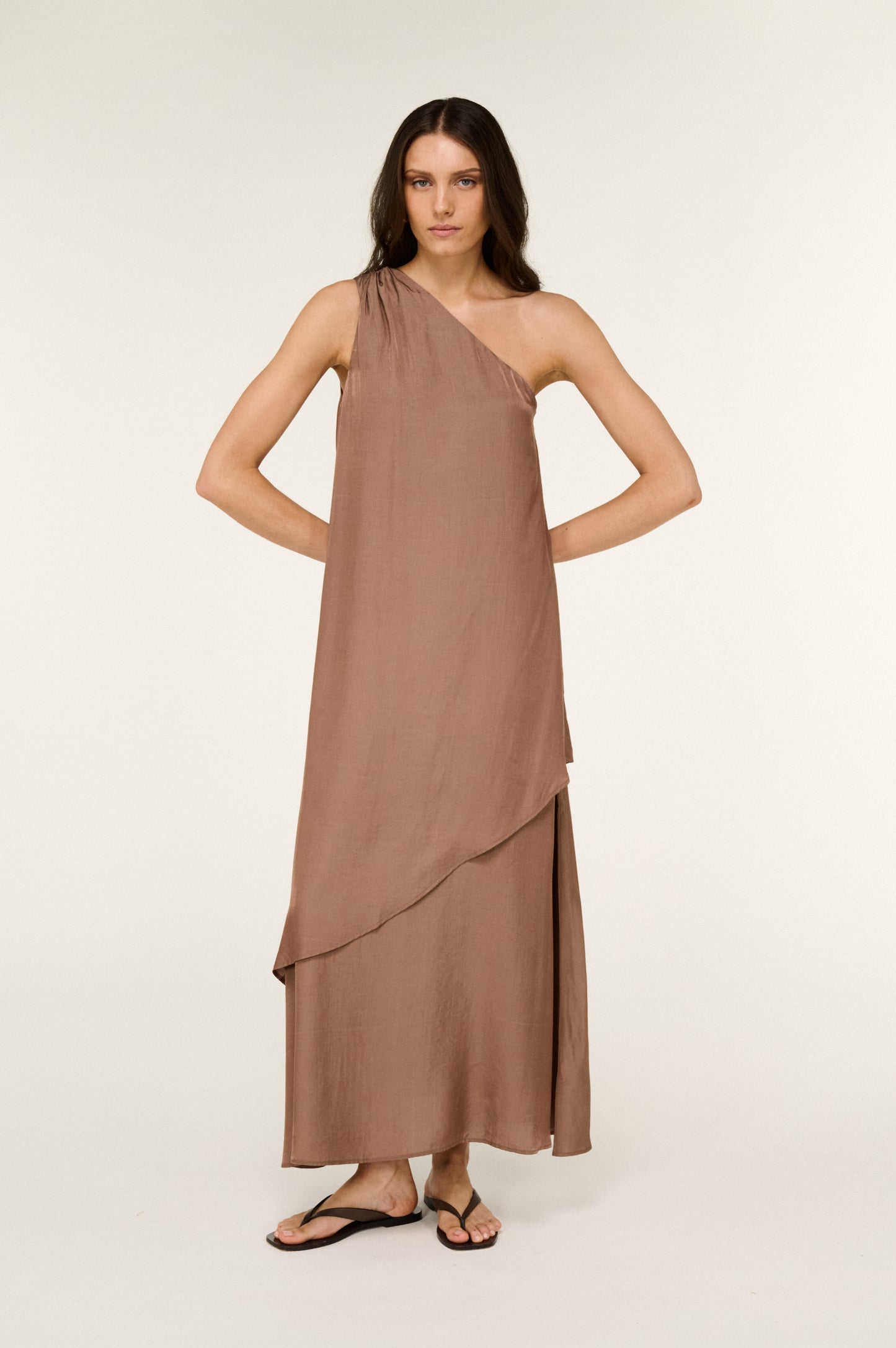 Pre Order NOVEMBER - Sahara One Shoulder Maxi