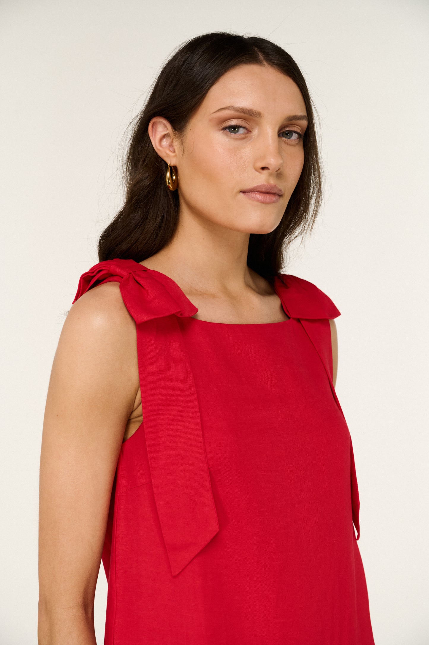 Pre Order NOVEMBER - Ravello Bow Detail Mini Dress
