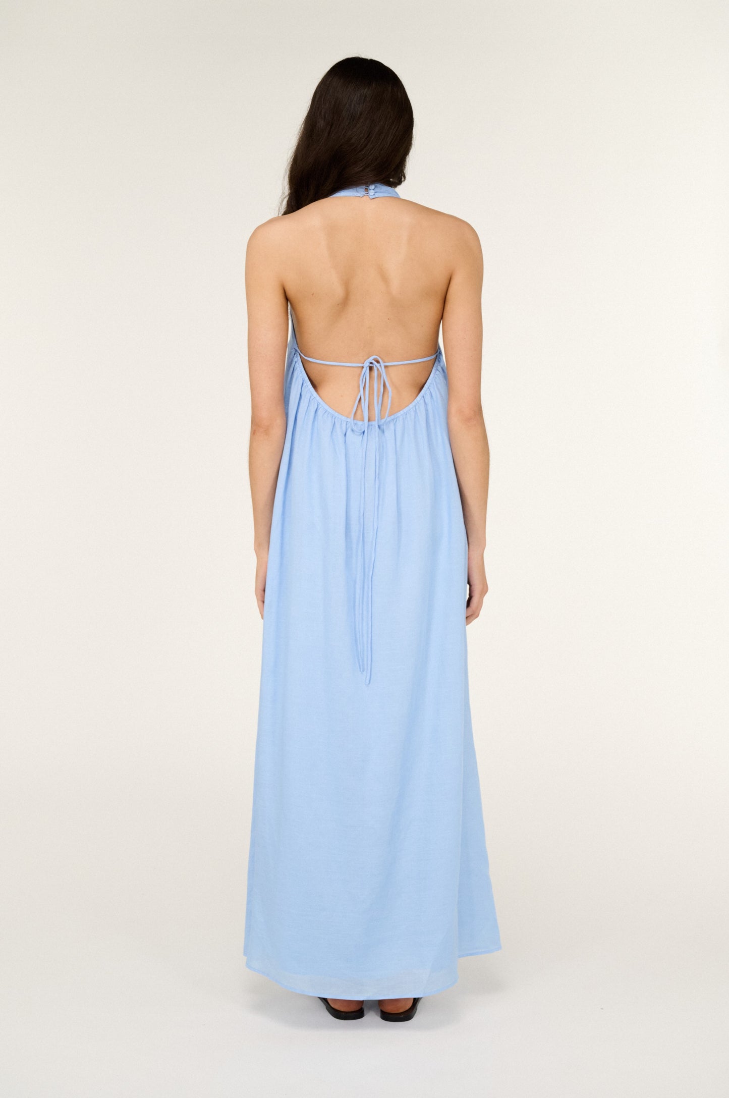 Pre Order DECEMBER - Azure Halter Maxi Dress
