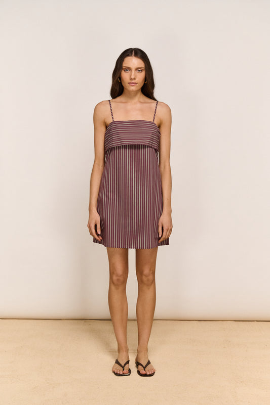 Pre Order DECEMBER - Cosima Tie Back Mini Dress