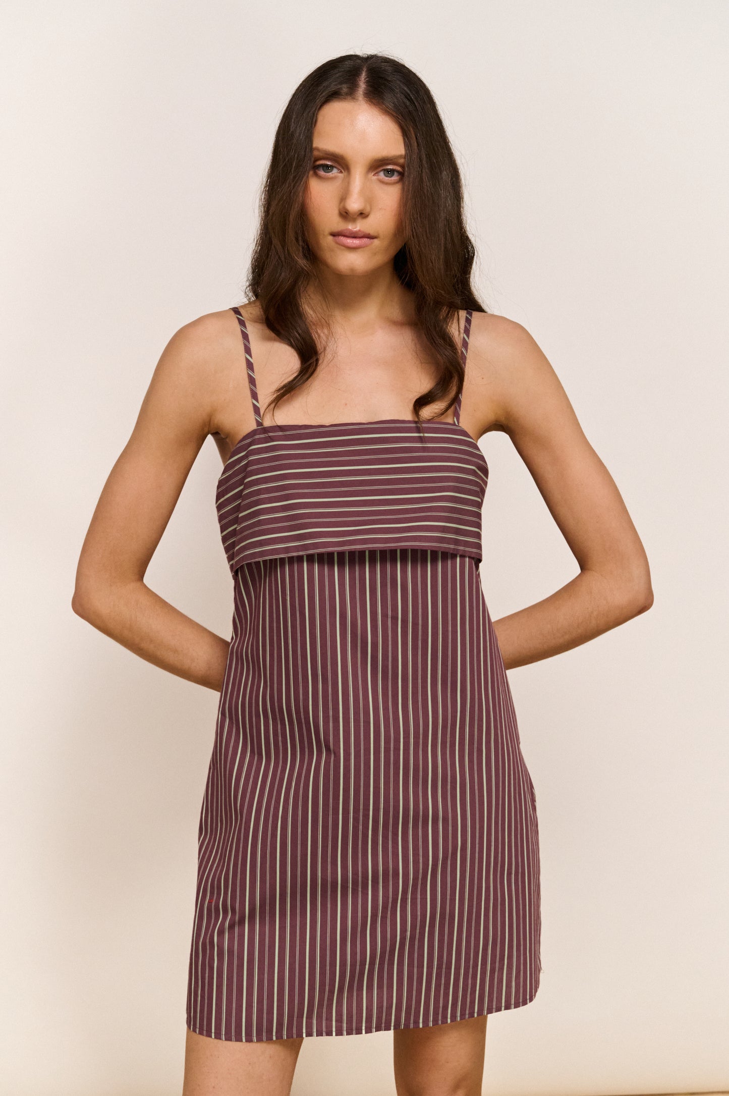 Pre Order DECEMBER - Cosima Tie Back Mini Dress