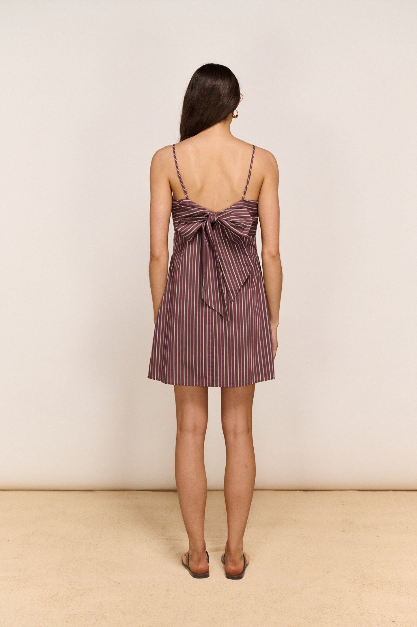 Pre Order DECEMBER - Cosima Tie Back Mini Dress