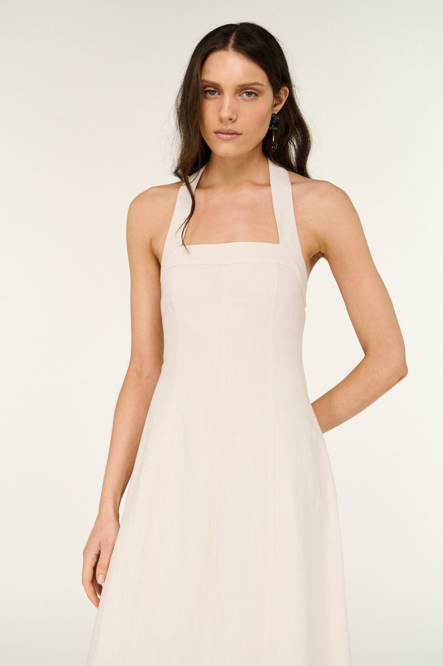 Pre Order DECEMBER - Alora Halter Midi Dress
