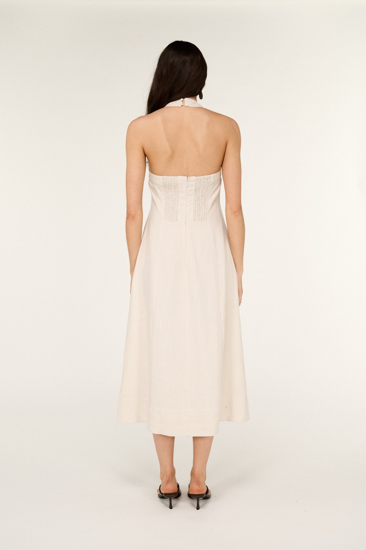 Pre Order DECEMBER - Alora Halter Midi Dress