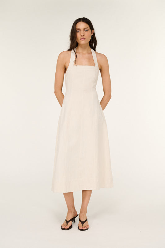 Pre Order DECEMBER - Alora Halter Midi Dress