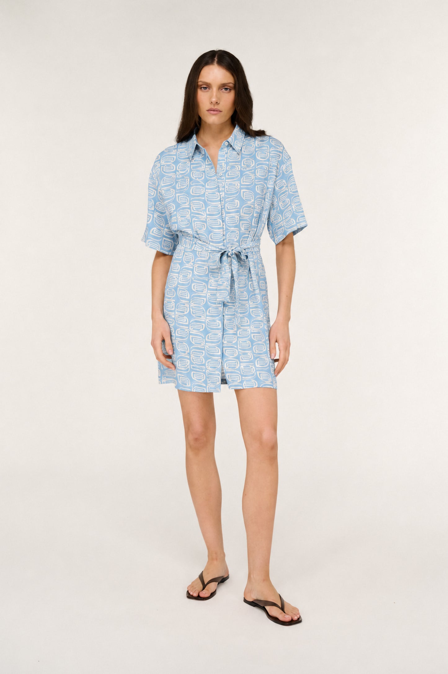 Pre Order DECEMBER - Meridian Mini Shirtdress
