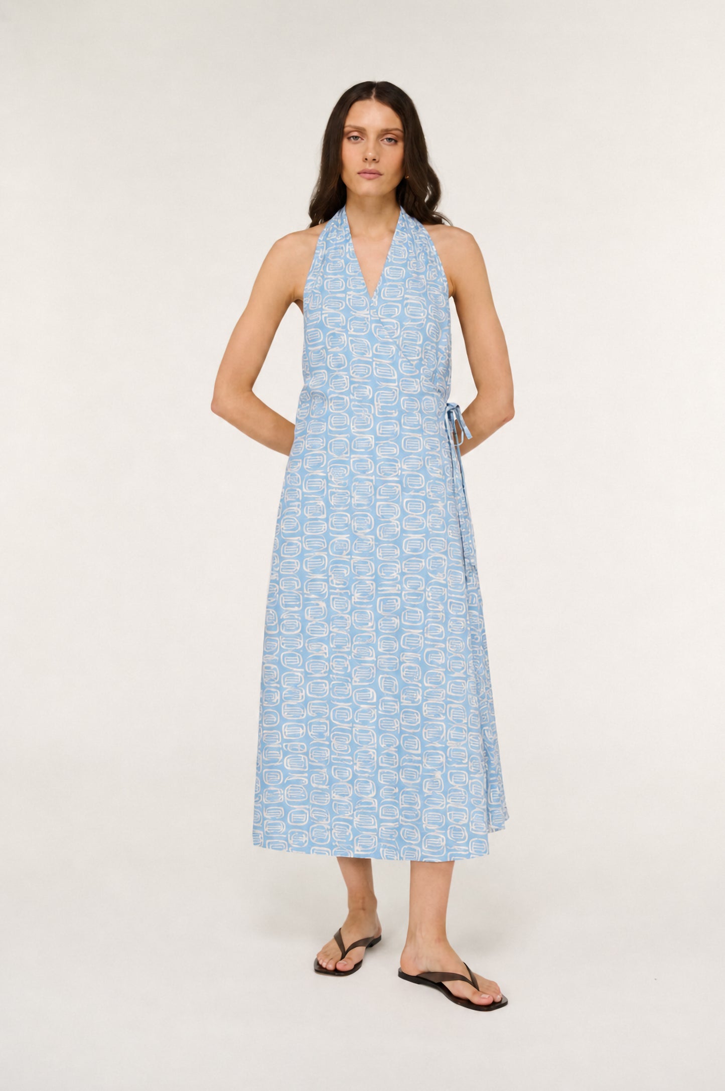 Pre Order DECEMBER - Meridian Halter Midi Dress