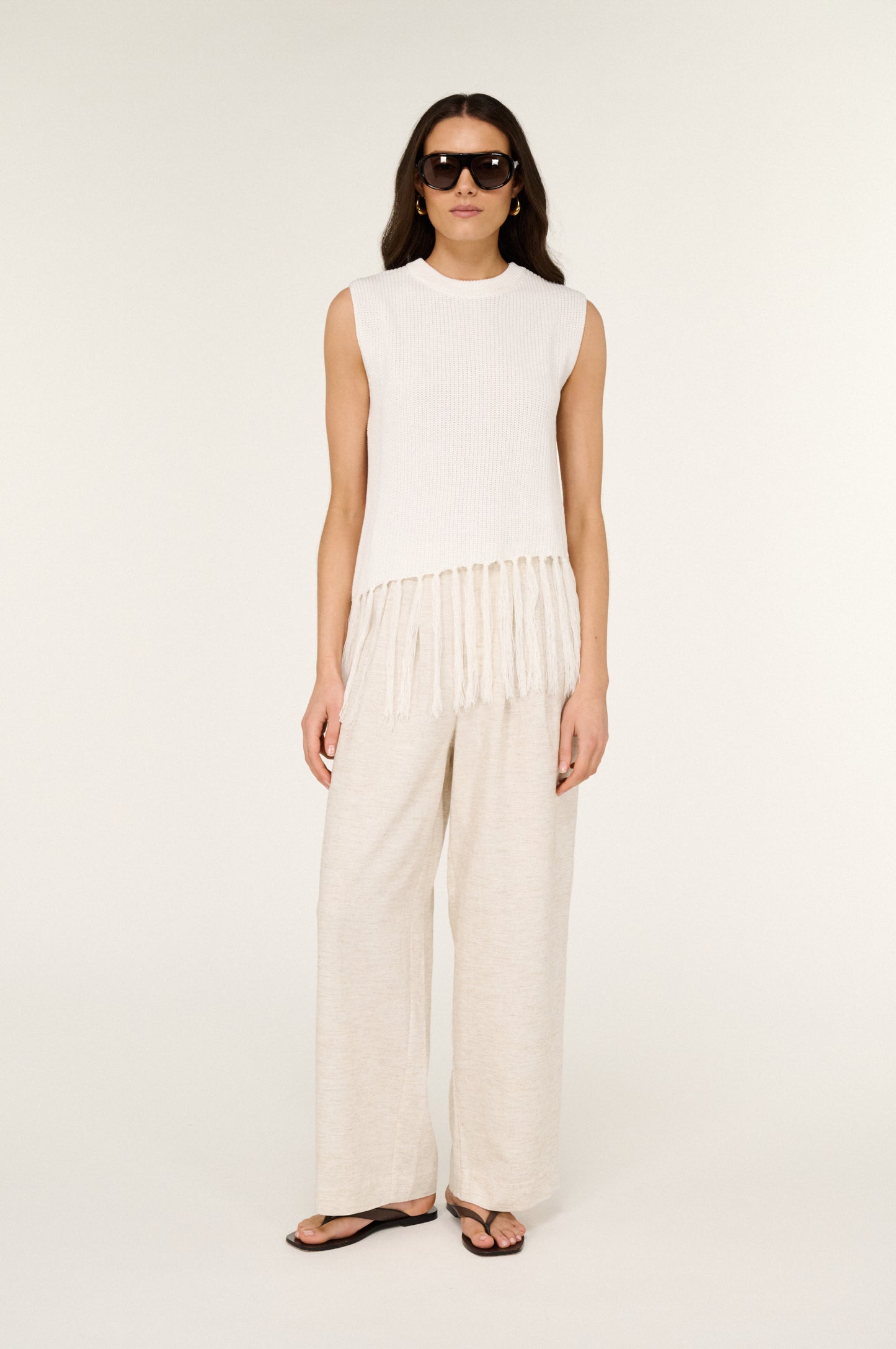 Pre Order NOVEMBER - Azra Fringed Knit Tank