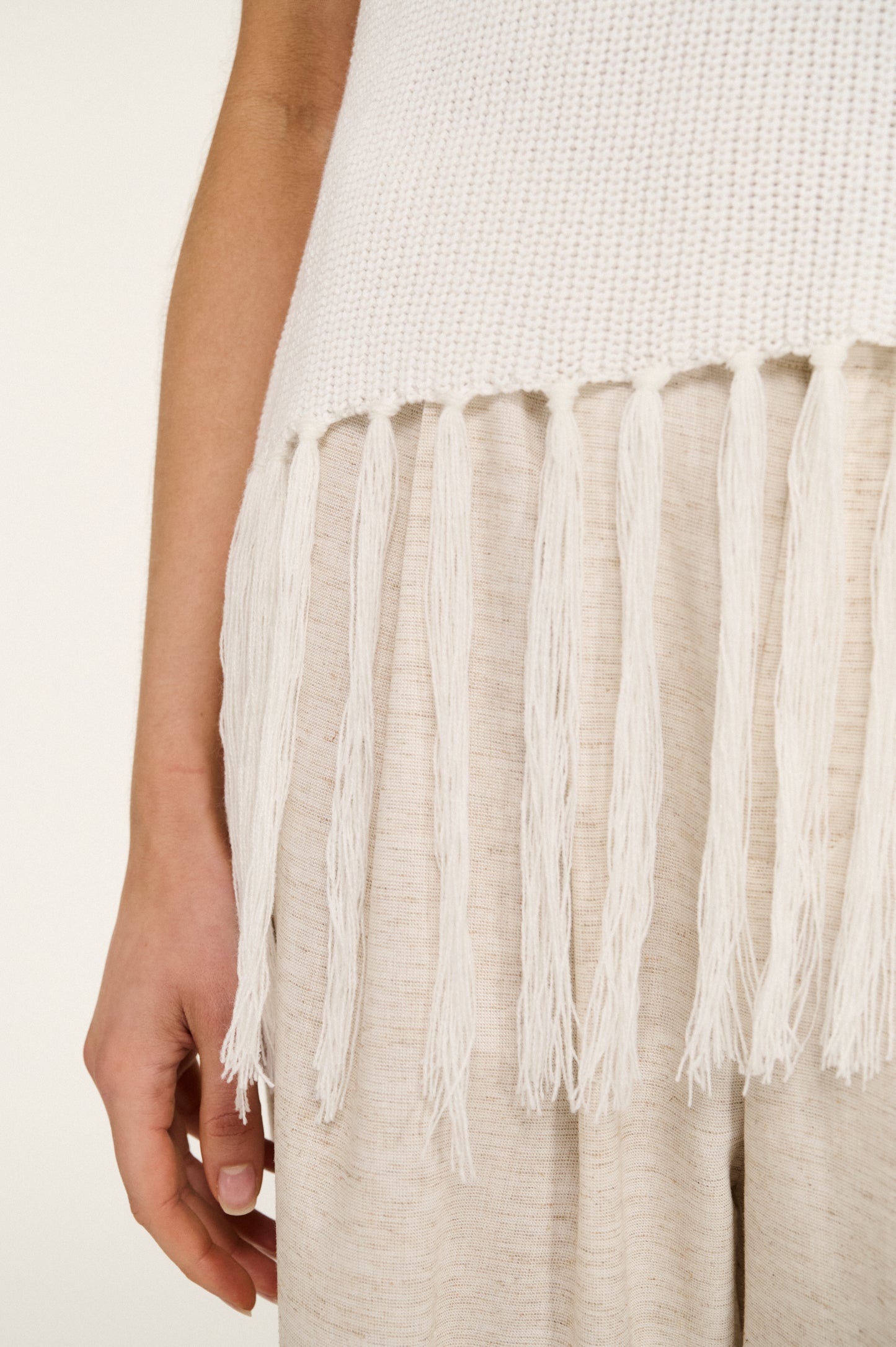 Pre Order NOVEMBER - Azra Fringed Knit Tank
