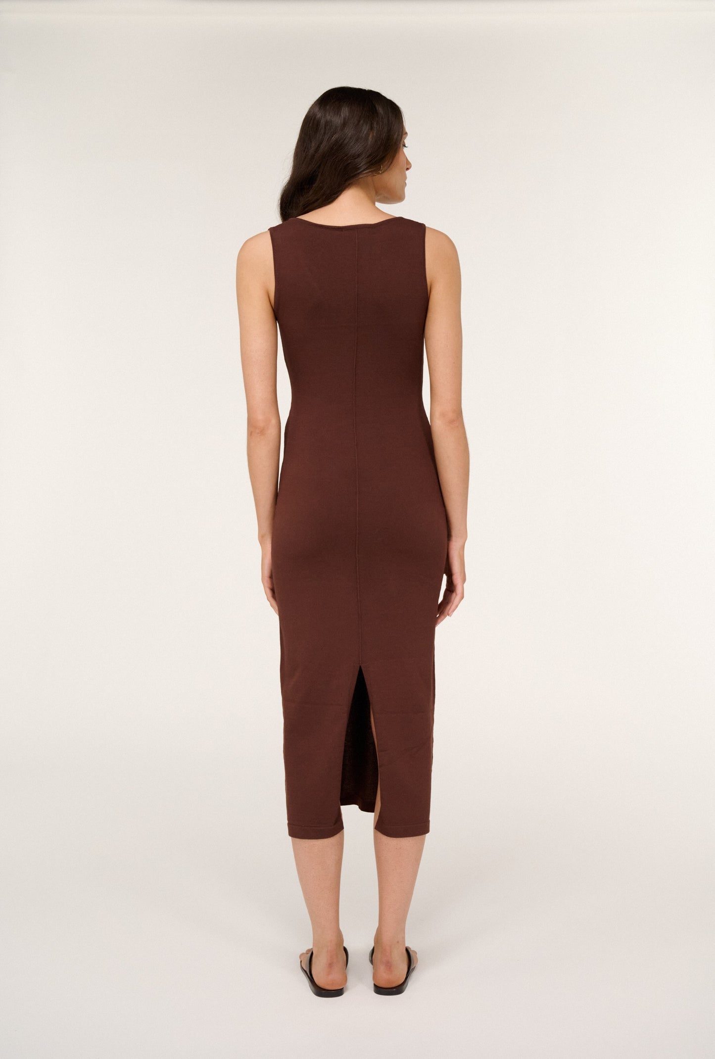 Pre Order NOVEMBER - Cala V-Neck Knit Midi Dress