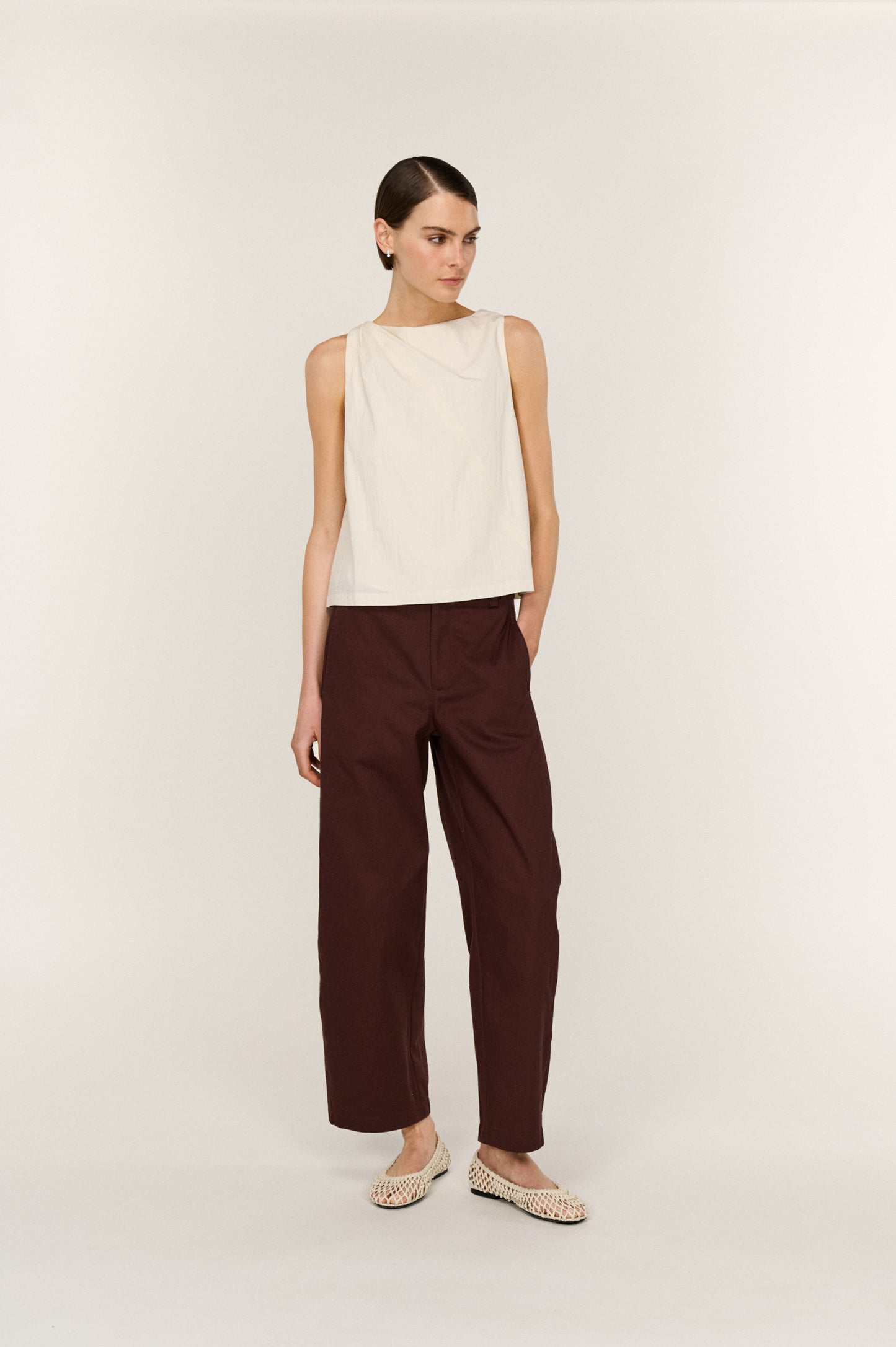 Pre Order FEBURARY - Alba Barrel Leg Pant