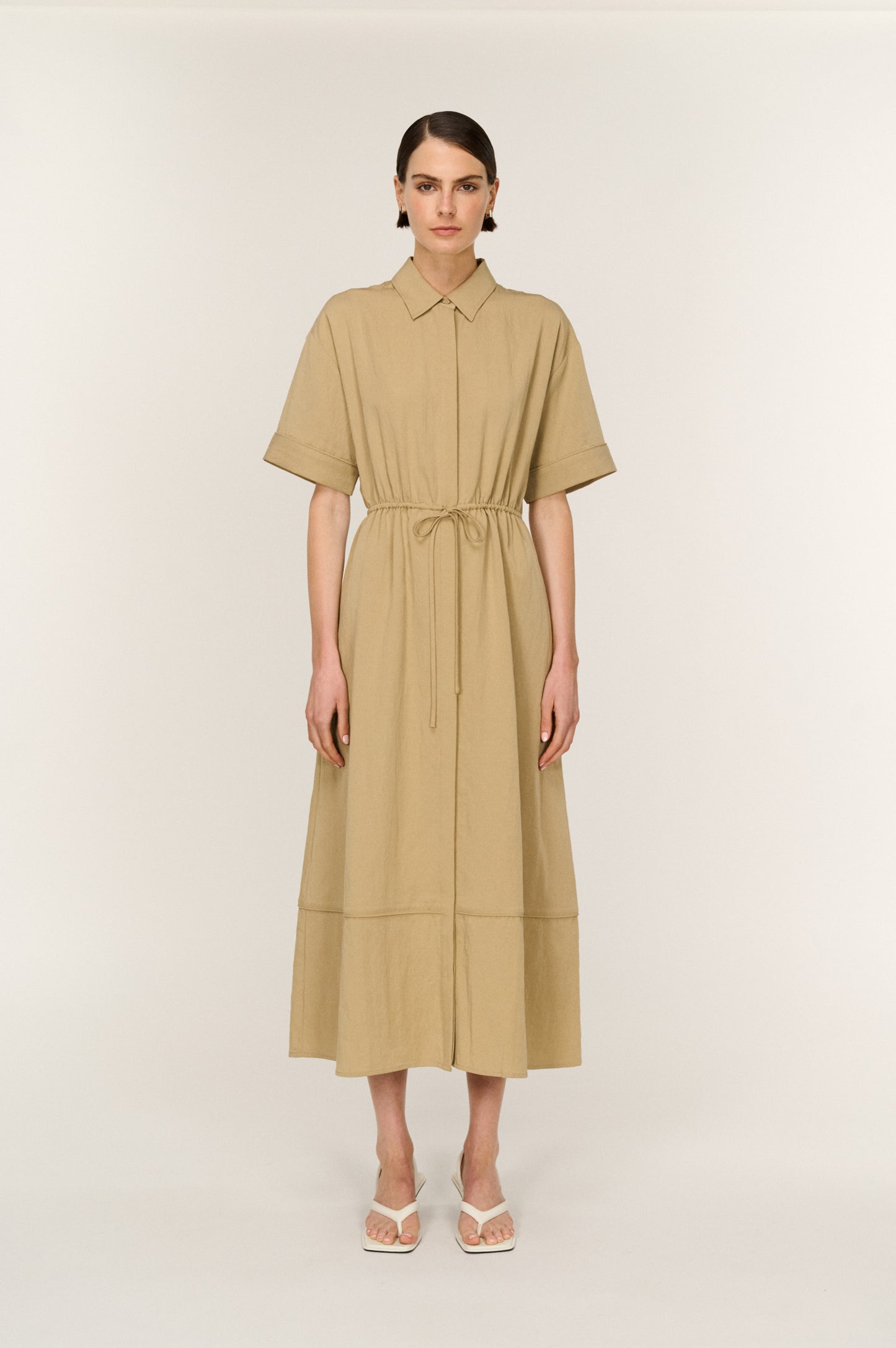 Pre Order FEBURARY - Nora Midi Shirt Dress