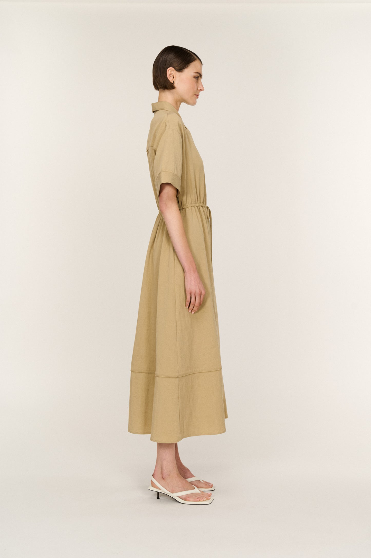 Pre Order FEBURARY - Nora Midi Shirt Dress
