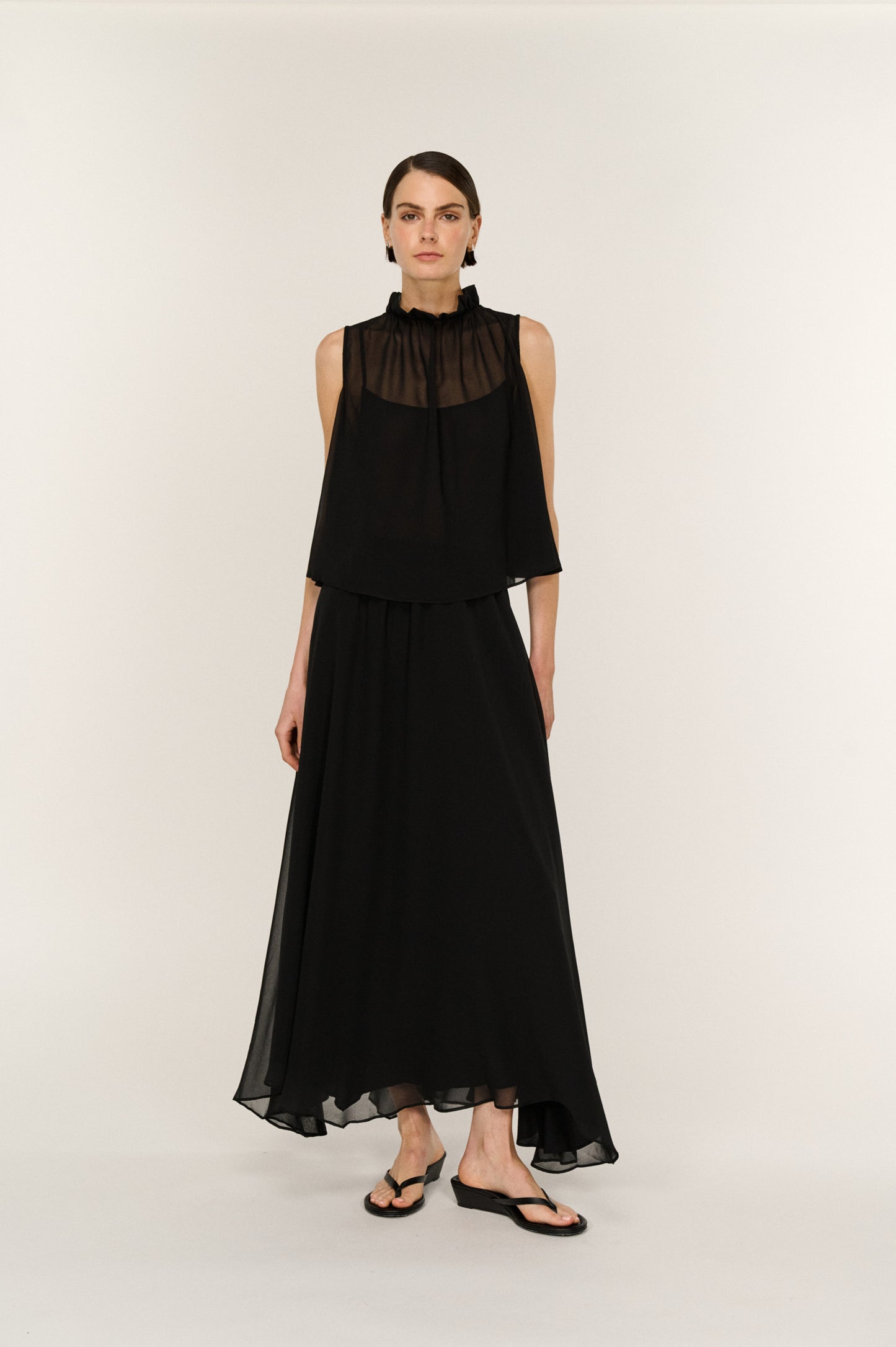 Pre Order FEBURARY - Mira Chiffon Maxi Skirt