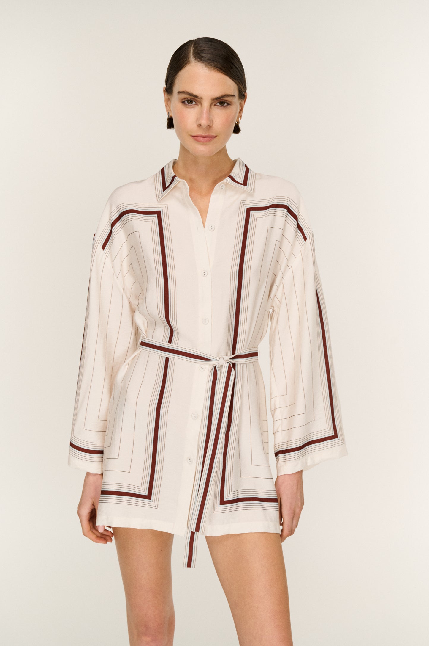 Pre Order FEBURARY - Everly Mini Shirt Dress