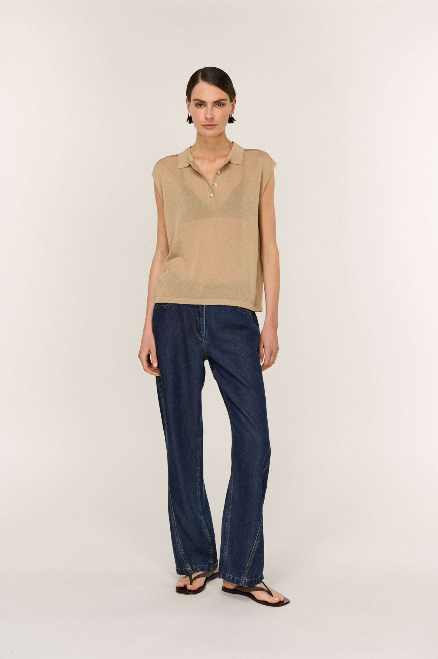 Pre Order FEBURARY - Millie Polo Knit Tank