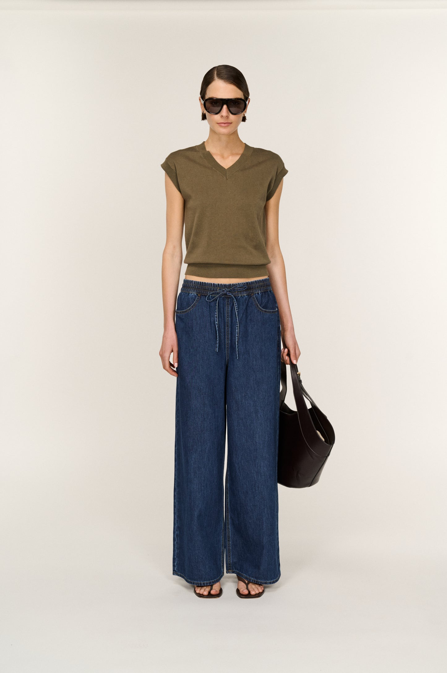 Pre Order JANUARY - Aspen Drawstring Denim Pant