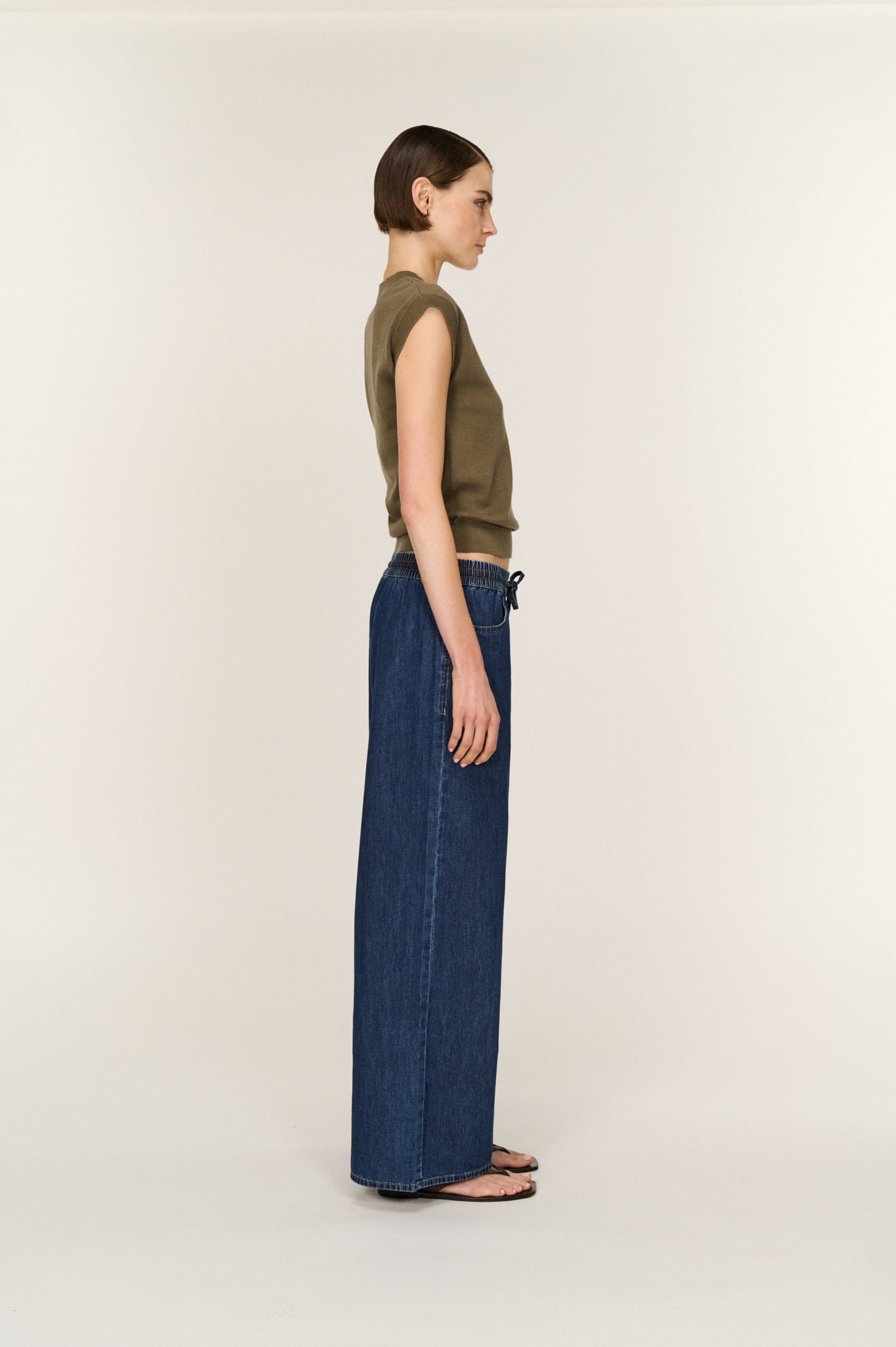 Pre Order JANUARY - Aspen Drawstring Denim Pant