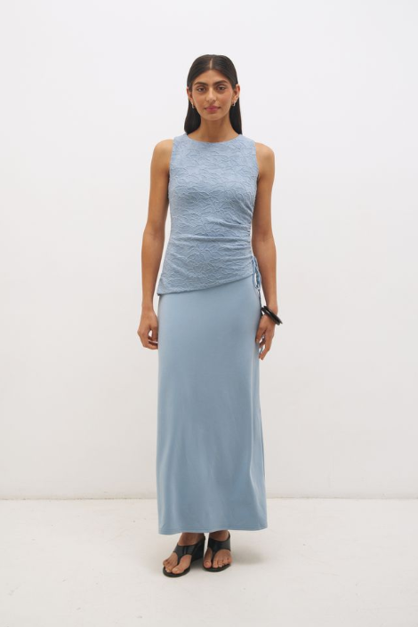 Pre Order JUNE - Willow Dress Powder Blue