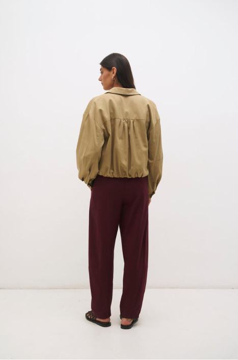 Pre Order APRIL - Alba Bomber Jacket Soft Khaki