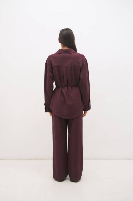 Pre Order MAY - Elira Shirt Chocolate