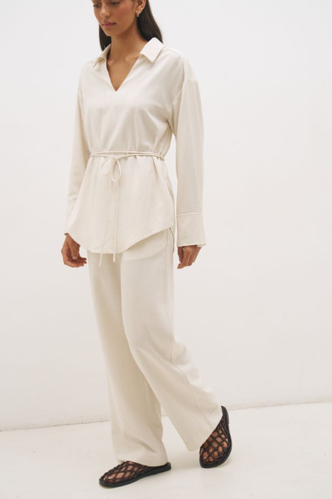 Pre Order MAY - Elira Shirt Cream